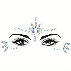 EYENICE Mermaid Face Jewels & Body Glitter Holographic Alien Costume