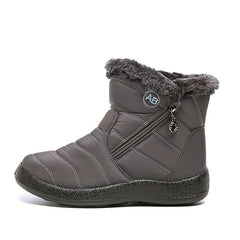 Thermal Fur Lined Snow Boots Non Slip Winter Boots