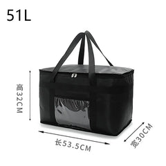 51L XL Thermal Food Bag Cooler Takeaway Backpack Insulated Fresh Keeping