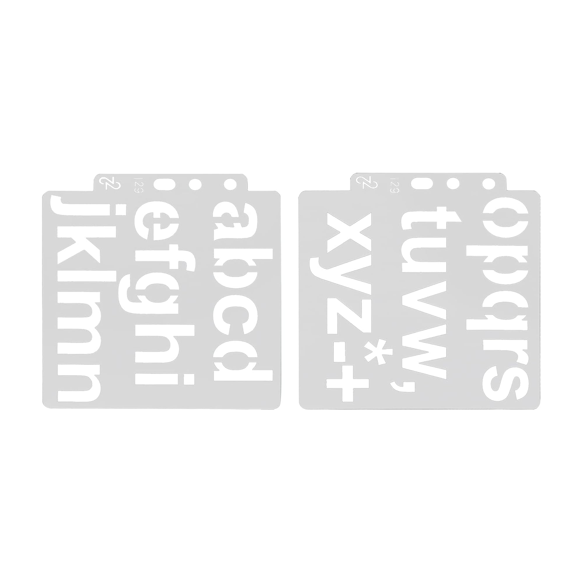 Letter Template Stencil for Notebook Diary – CRAZE