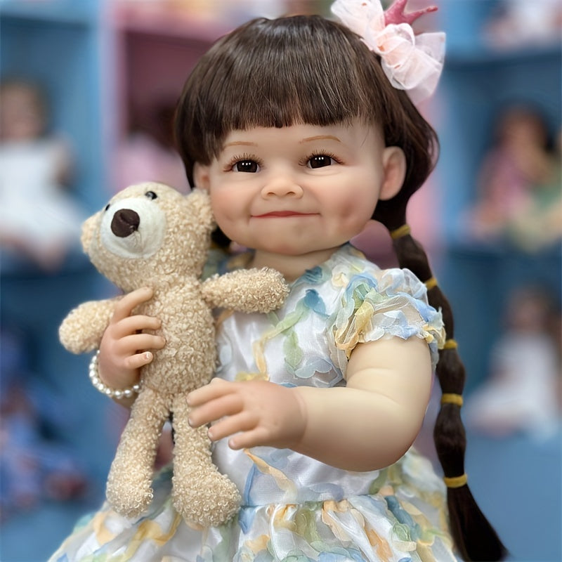 Simulative Reborn Doll Full Vinyl Baby Doll Girl Dolls