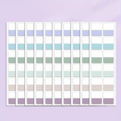 Colorful Morandi Student Classification Index Stickers
