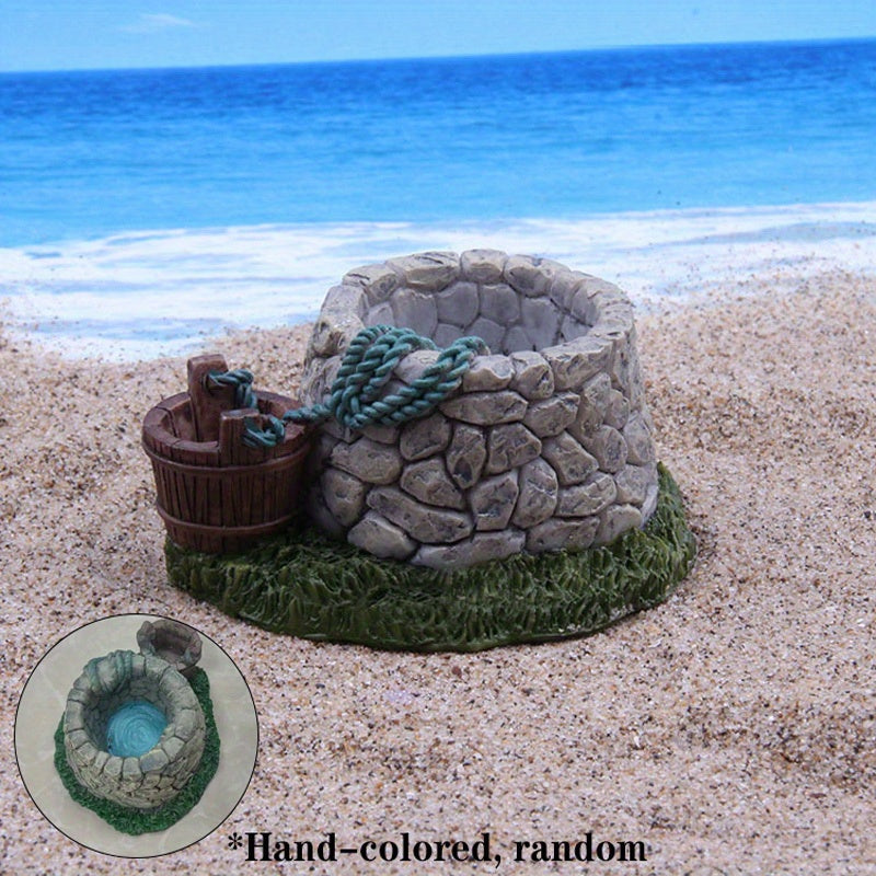 Stone Well Aquarium Decoration
