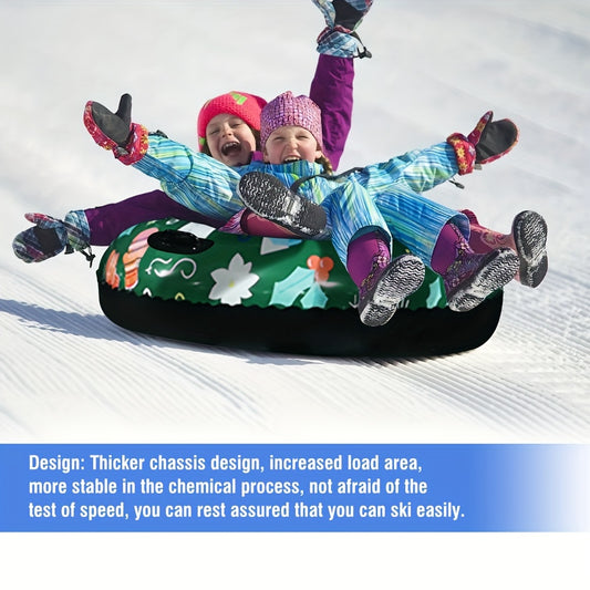 Christmas Style PVC Skiing Ring Inflatable Skiing