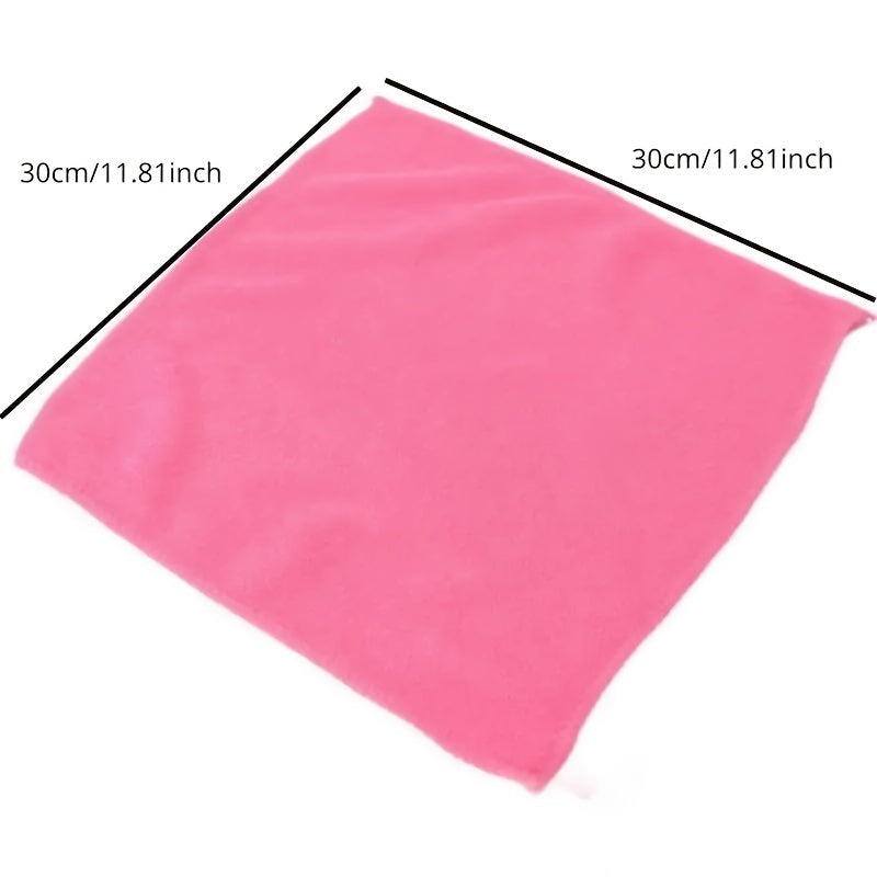 10pcs Microfiber Car Wash Towel Polishing Waxing Cloth