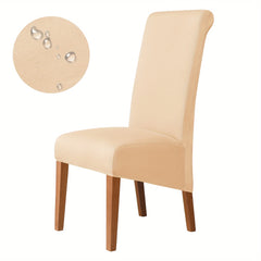 Waterproof Milk Fiber Fabric Dining Chair Cover - Protect Your Furniture