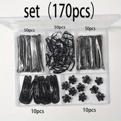 Hair Accessories Set Hair Clips Hair Rings Hair Claws Styling Tools Bands