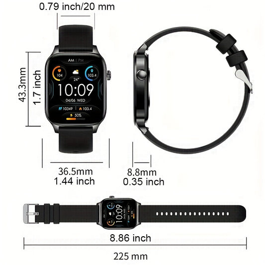 Synwoo High Smart Watch Full Touch Screen 100 Exercise Sports Modes