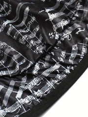 Plus Geo Print Bralette & Panty Set
