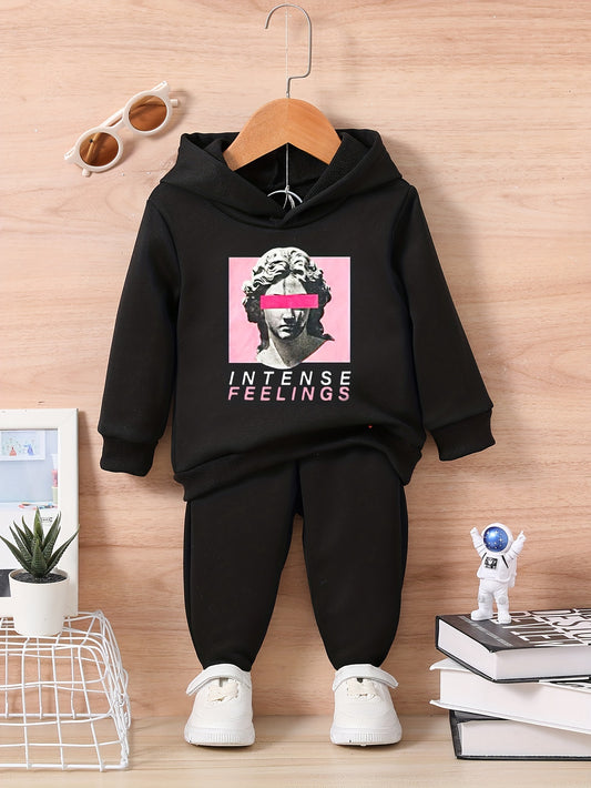 Infant Autumn/Winter Sweatshirt Hoodie Set