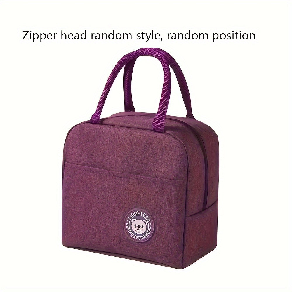 Large Capacity Insulated Lunch Tote Bag Leakproof Thermal Cooler Sack
