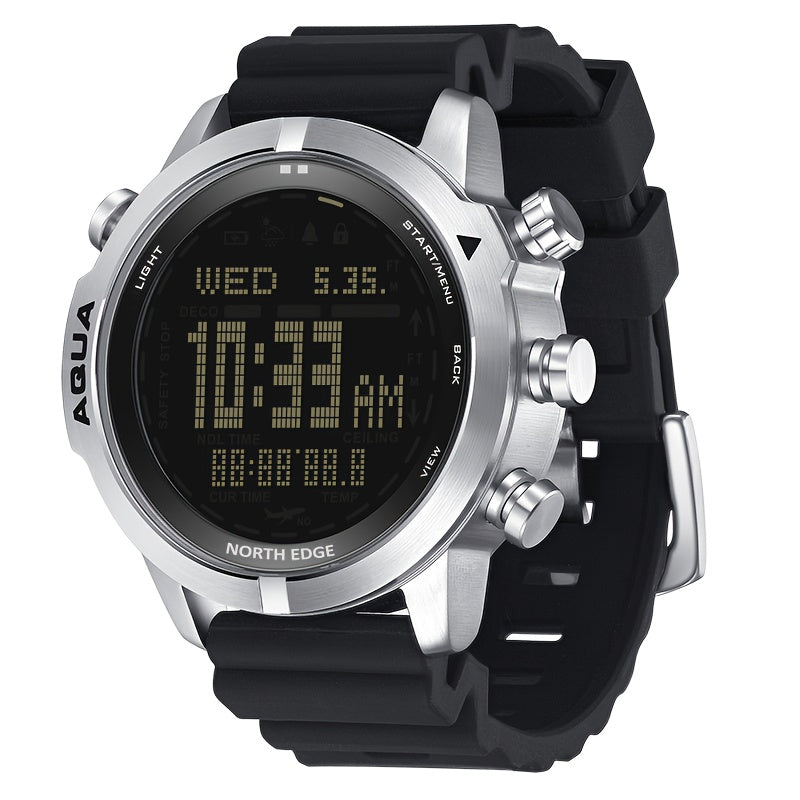 Pro Dive Computer Watch 50M NDL No Deco Time Altimeter Barometer Compass
