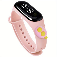 Cartoon Animal Silicone LED Watch Waterproof Decorative Gift For Girls