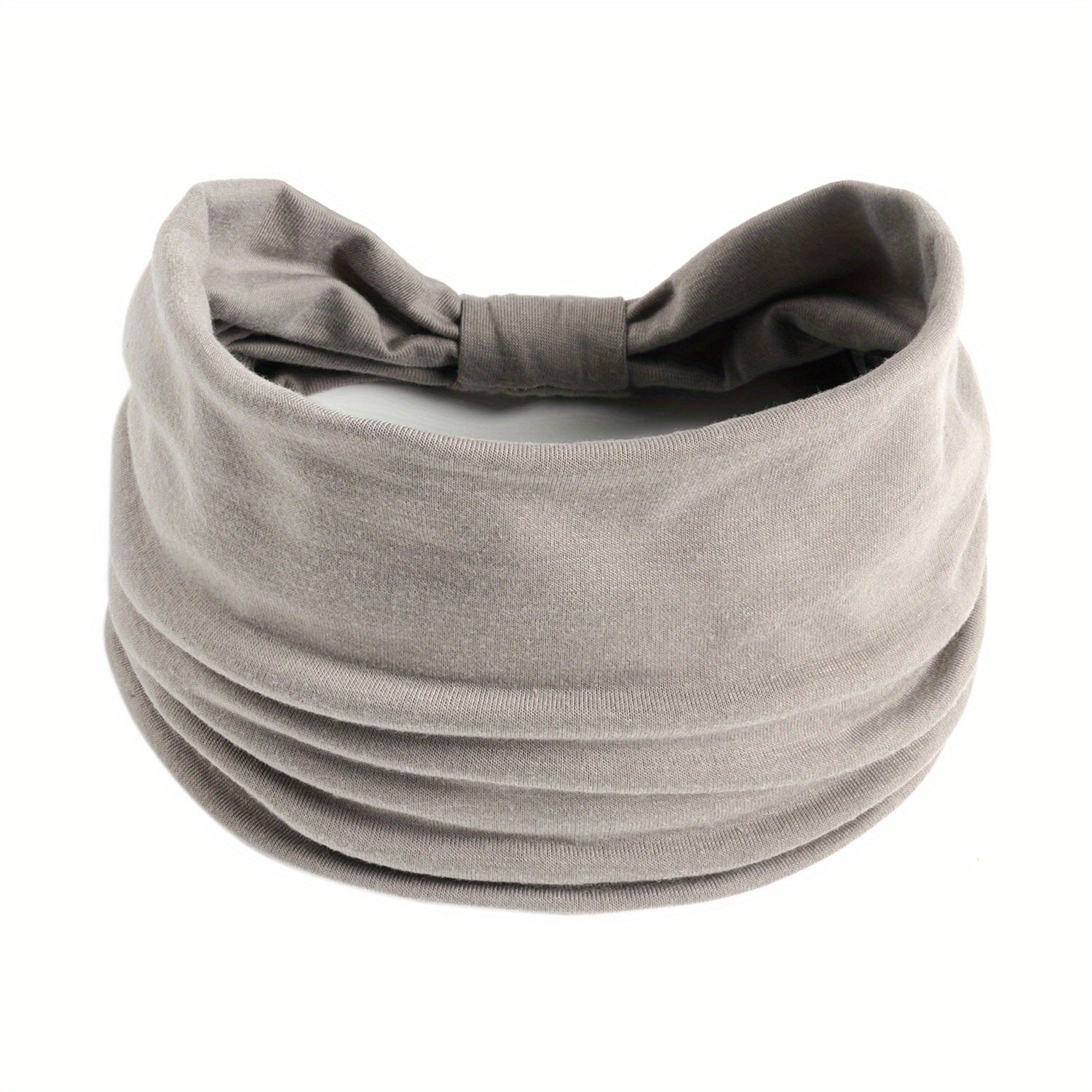Solid Color Wide Brim Hair Band Top Knotted Headband
