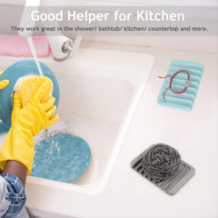 Extend Soap Life Self Draining Soap Dish Easy to Clean Bathroom Accessories