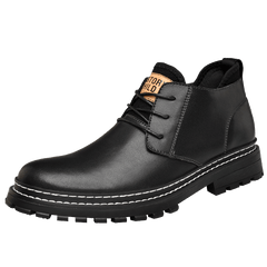 Men's Low Heel Derby Shoes Lace up Front