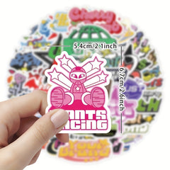 50pcs Y2K Cyber Stickers Waterproof Laptop Guitar Water Bottle Birthday