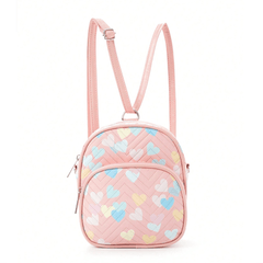 Large Capacity Rainbow Lightweight Quilted Backpack for Kids