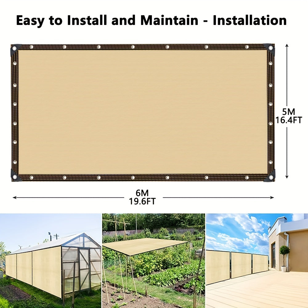 Durable Shade Sail Canopy for Garden & Patio