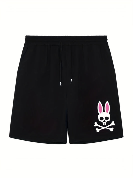 Men's Broken Heart Shorts Bottoms Drawstring Waist Casual Summer Men's Clothes