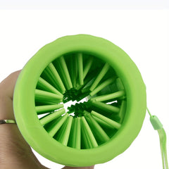 Portable Dog Paw Cleaner with Lanyard Silicone Pet Cleaning Brush