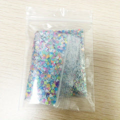 10g Holographic Nail Glitter Powder Mixed Shape Flakes Sequins for Manicure DIY