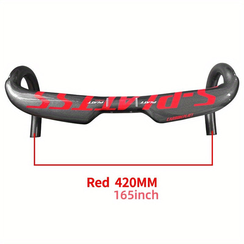 Carbon Road Handlebar Bicycle Accessories Red Silver Full Carbon Handlebar 31.8