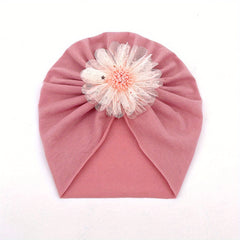 Breathable Mesh Gauze Flower Baby Hat