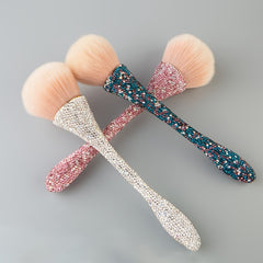 Large Mineral Powder Brush with Crystal Rhinestones