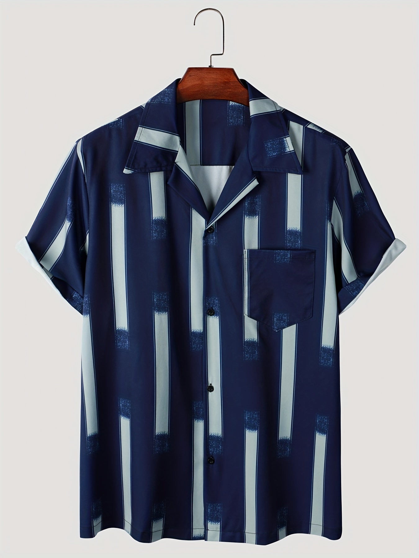 Men's Hawaiian Shirt Casual Button Up Short Sleeve for Summer Vacation