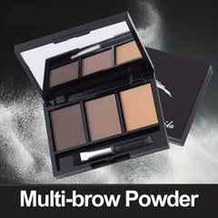 3 Colors Eyebrow Powder Palette Smudge Proof Long Lasting Holding
