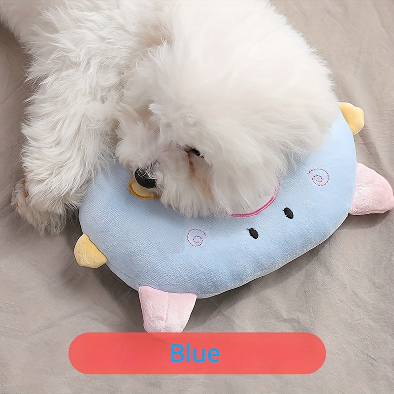 Pet Dog Sleep Pillow Little Pig Pattern Cervical Spine Protection