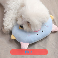 Pet Dog Sleep Pillow Little Pig Pattern Cervical Spine Protection