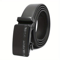 Automatic Slider Buckle Belt Business Casual Stylish Belt For Men