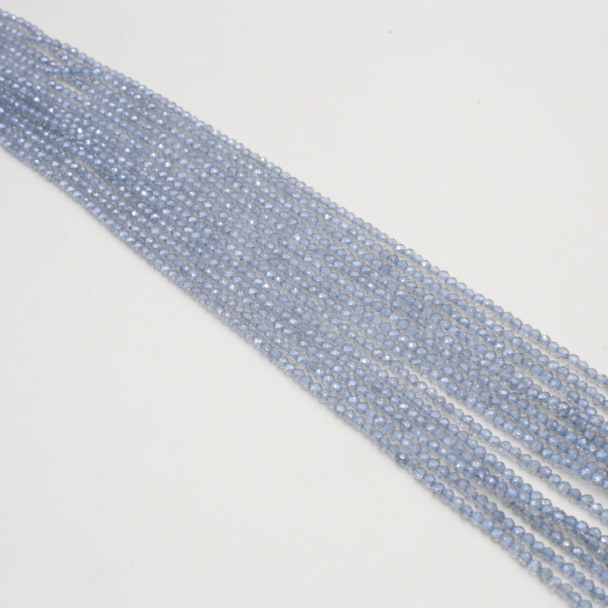 15'' Spinel Plated Faceted Beads for Jewelry Making