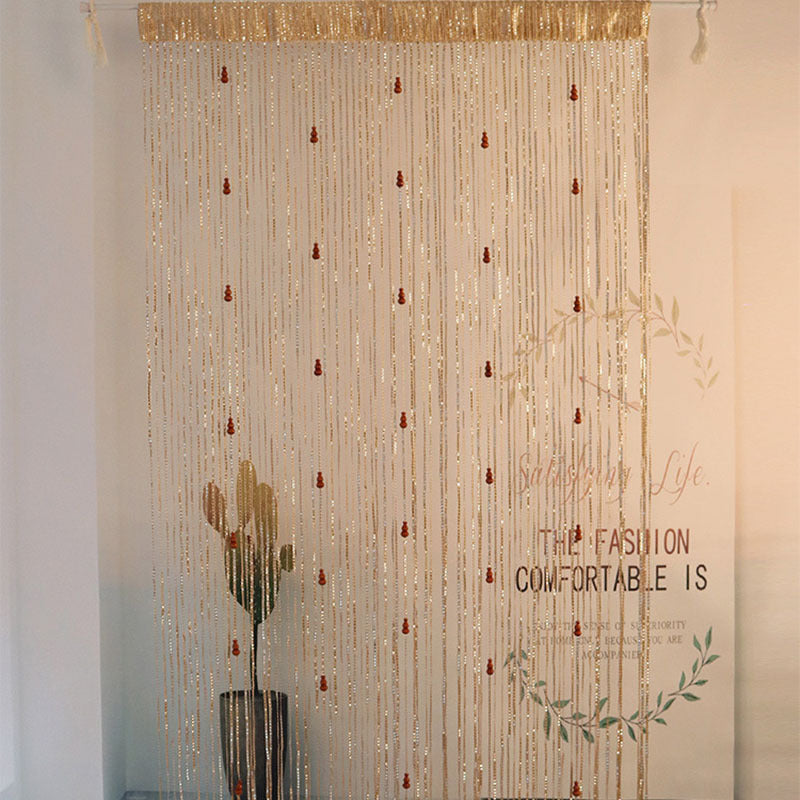 Gourd Decor Door String Curtain for Weddings Coffee Houses Restaurants
