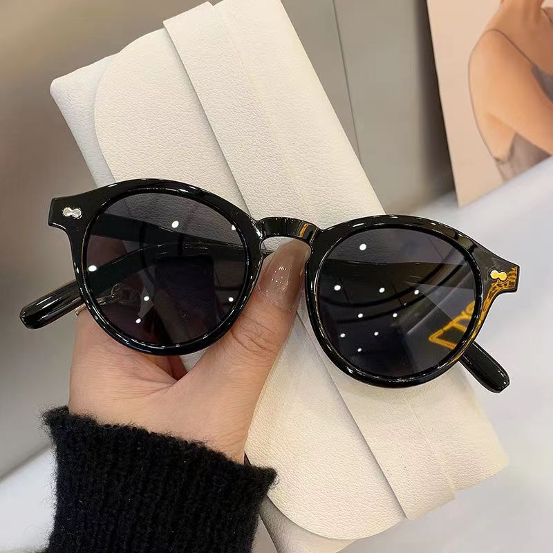 Vintage Round Sunglasses Women's Shades Eyeglasses Couple Eyewear