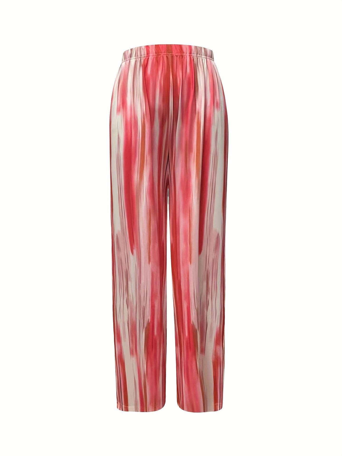 Tie Dye Wide Leg Stretch Trousers
