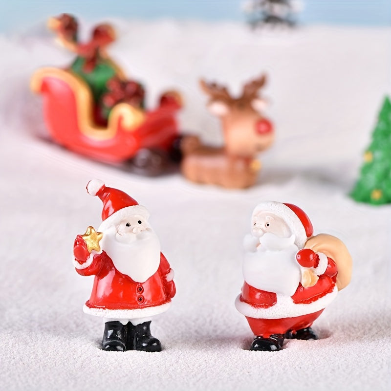 Santa Claus Snowman Christmas Accessory Micro Landscape Socks Gift
