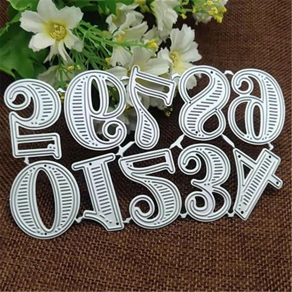 1pc Digital Metal Cutting Mold for DIY Scrapbooking Gift Card Making