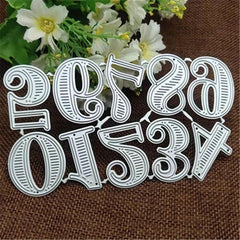 1pc Digital Metal Cutting Mold for DIY Scrapbooking Gift Card Making