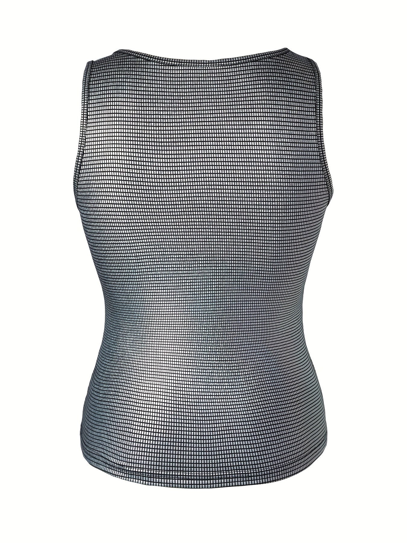 Asymmetrical Slim Top Casual Solid Sleeveless Top