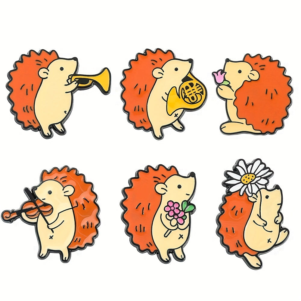 Animal Concert Hedgehog Brooch Metal Sense Costume Bag Accessories