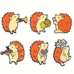Animal Concert Hedgehog Brooch Metal Sense Costume Bag Accessories