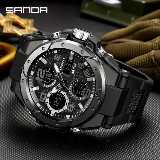 Men's Military Watch Tactical Sports Waterproof Digital Wrist Watch
