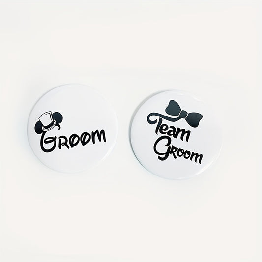 7pcs Dream Groom Badges for Bridesman & Hen Parties