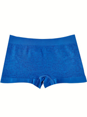6pcs Jacquard Boyshort Panties Soft & Comfortable Seamless Panties