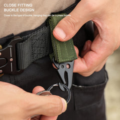 Outdoor Multifunctional Carabiner Nylon Key Bag