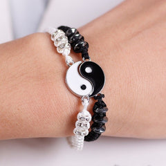 Yin Yang Taichi Adjustable Bracelet