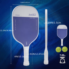 PR200 Pickleball Paddle Set 2 Rackets 4 Balls Bag